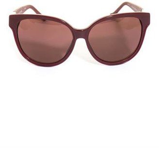 The Row Acetate and leather sunglasses