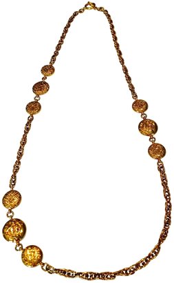Chanel Gold Gold plated Necklace