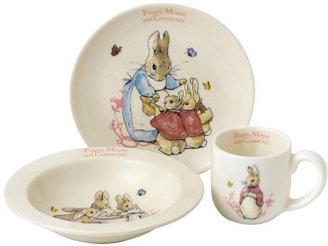 Beatrix Potter Flopsy Mopsy and Cotton Tail Nursery Set