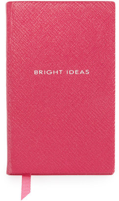 Smythson Bright Ideas" Wafer Notebook, Fuchsia
