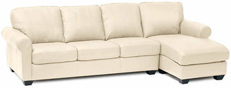 Asstd National Brand Asstd National Brand Leather Possibilities Roll-Arm 2pc. Left-Arm Sofa/Chaise Sectional