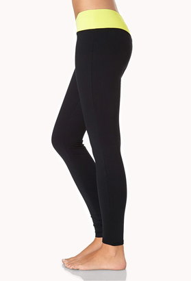 Forever 21 Layered Skinny Workout Leggings