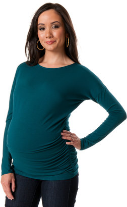 A Pea in the Pod Long Sleeve Scoop Neck Dolman Sleeve Maternity T Shirt