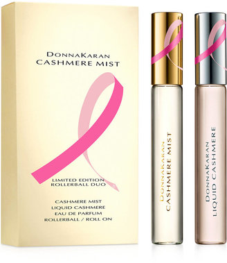 Donna Karan Cashmere Mist Breast Cancer Awareness Eau de Parfum Rollerball Duo