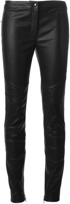 Belstaff quilted knee details skinny fit trousers