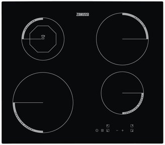 Zanussi ZEI6840FBA 60cm Touch Control Induction Built-in Hob - Black