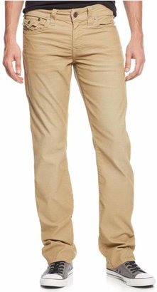 True Religion Men's Ricky Relaxed Straight Fit Corduroy Pants