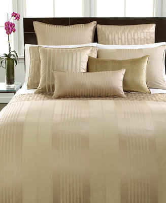 Hotel Collection CLOSEOUT! Classic Stripe Queen Duvet Cover