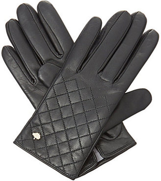 Mulberry Nappa quilted glove