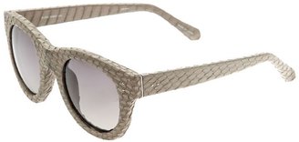 Linda Farrow snakeskin sunglasses