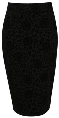 George Floral Formal Skirt - Black