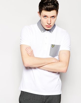 B.young Lyle & Scott Vintage Polo with Contrast Collar