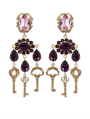 Dolce & Gabbana Key drop earrings