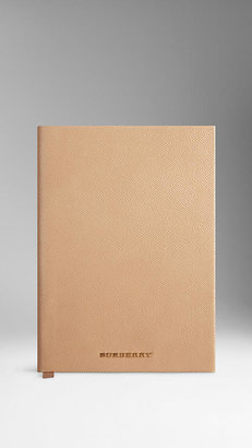 Burberry Medium Patent London Leather Notebook