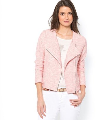 La Redoute PRIX MINI Zip-up Jacket in 100% Marl Cotton Fleece