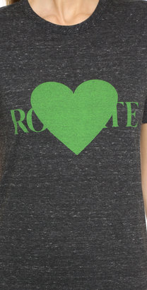 Rodarte Rohearte with Green Heart T-Shirt