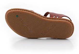 Kickers Wagg Flat Leather Sandals