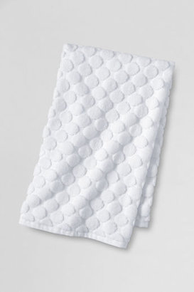 Lands' End Luxe Essential Textured Dot Hand Towel