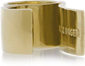 By Malene Birger Klarinet gold-plated ring
