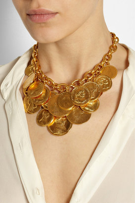 Ben-Amun Gold-plated coin necklace