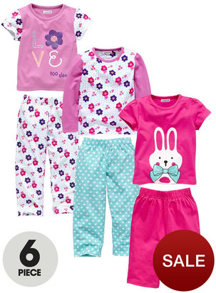 Ladybird Girls Bunny Pyjama Set