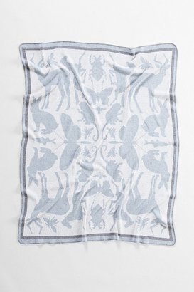 Urban Outfitters The Rise And Fall Animal Reflection Throw Blanket