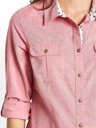 Savoir Casual Shirt - Pink Chambray