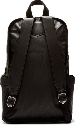 Marc by Marc Jacobs Black Leather Out Of Bound Backpack