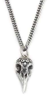 King Baby Studio Raven Skull Pendant Necklace
