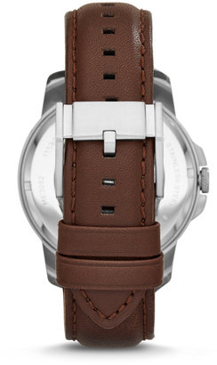 Fossil Grant Automatic Brown Leather Watch