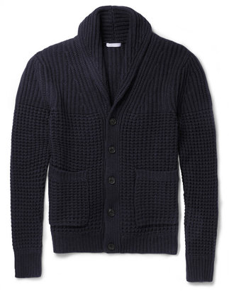 Burberry Wool and Cashmere-Blend Shawl-Collar Cardigan