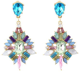 ChicNova Water Droplets Diamond Decorate Earrings
