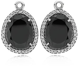 Pandora Design 7093 PANDORA Earring Charms - Glamorous Legacy Black Spinel & Cubic Zirconia