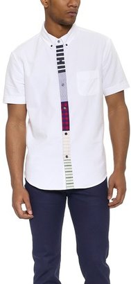 Band Of Outsiders Contrast Placket Shirt