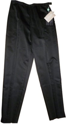 Ralph Lauren COLLECTION Black Polyester Trousers