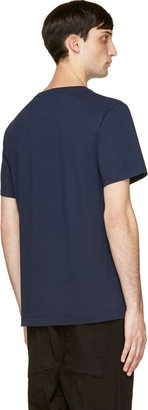 White Mountaineering Navy Sun Print T-Shirt