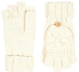 Accessorize Circles Cable Capped Gloves
