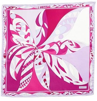Emilio Pucci 'Uzbeki' Floral Print Silk Scarf