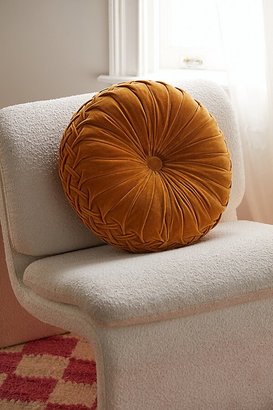 Urban Outfitters Round Pintuck Pillow