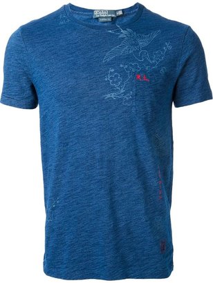 Ralph Lauren Blue embroidered t-shirt