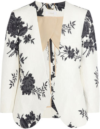 Chloé Cotton-blend jacquard jacket