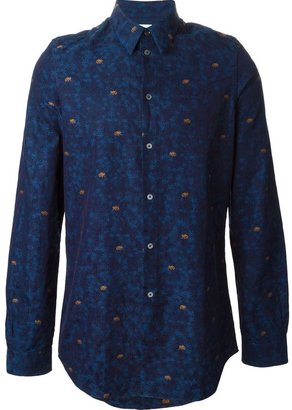 Paul Smith embroidered and printed shirt