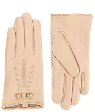 Ted Baker Bowlee metal bow boxed leather glove