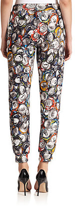 Moschino Soda-Print Drawstring Trousers