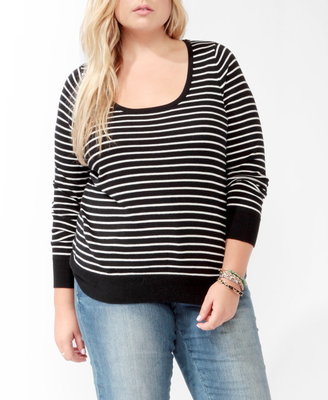 Forever 21 Plus Size Classic Striped Sweater