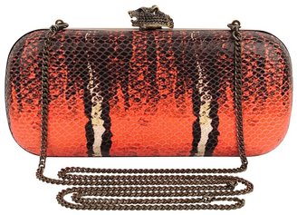 House Of Harlow Adele Snake-Embossed Clutch