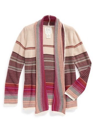 Billabong Stripe Cardigan Sweater (Little Girls)