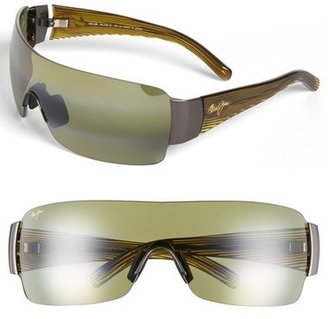 Maui Jim 'Honolulu - PolarizedPlus ® 2' 136mm Shield Sunglasses