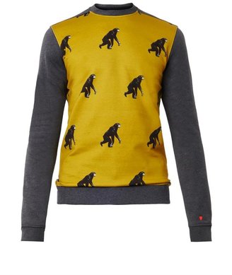 Moschino Monkey-print sweatshirt