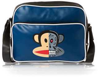 Paul Frank Half Monkey Half Robot  Boys  Messenger Bag - Blue